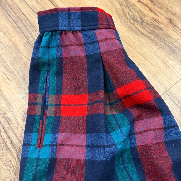 Vintage Pendleton Skirt Women's Red Tartan Plaid Wool Skirt Size 6 Made in USA - Picture 9 of 9